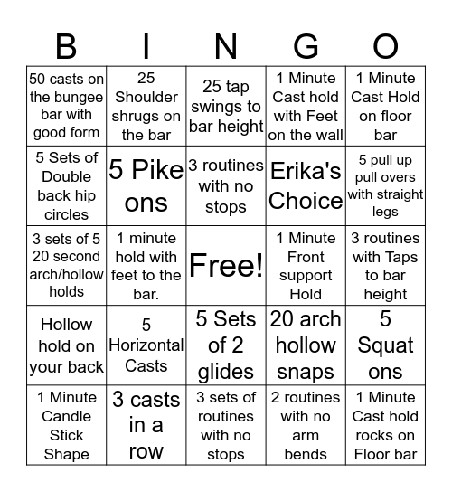 titans bar bingo