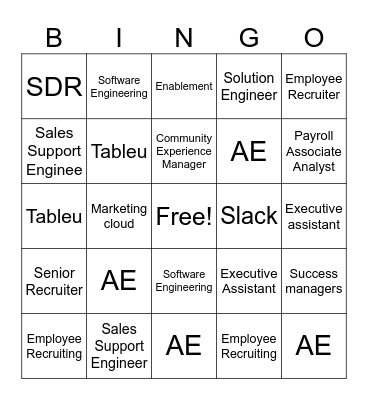 Super Connect Buenos Aires Bingo Card