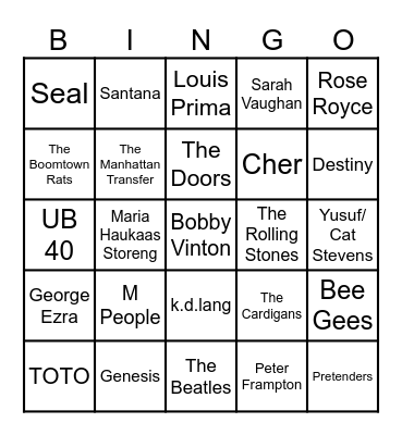 👼Bingo 47👼 Bingo Card