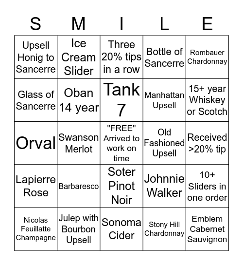 Marengo BINGO! Bingo Card