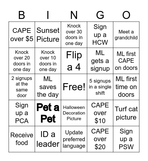 Homecare Ratification 2023 Bingo Card