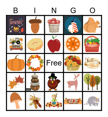 FALL HCM BINGO Card