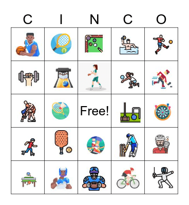 Hispanic Heritage Month Loteria Fitness Bingo Card