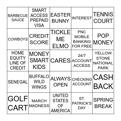 CUSTOMER CONNECTION Bingo Card
