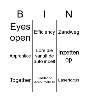 Nexuzhealth Bingo Card