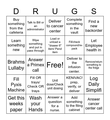 Happy Pharmacy Week! Bingo Card