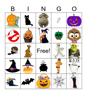 Halloween Bingo Card