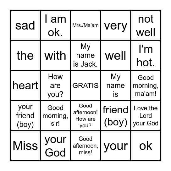 Quarter 1 Bingo- 4th Grade Bingo Card