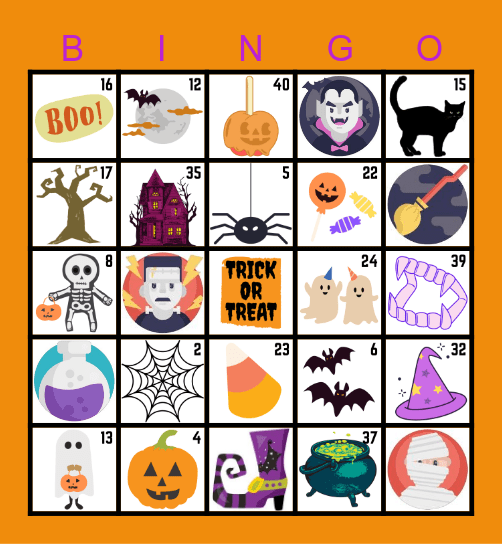 Choosing a Major Doesn't Have to Be Spooky! Bingo Card