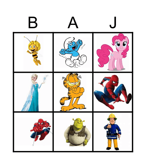 BAJKI Bingo Card