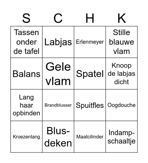 Helen Parkhurst Bingo Card