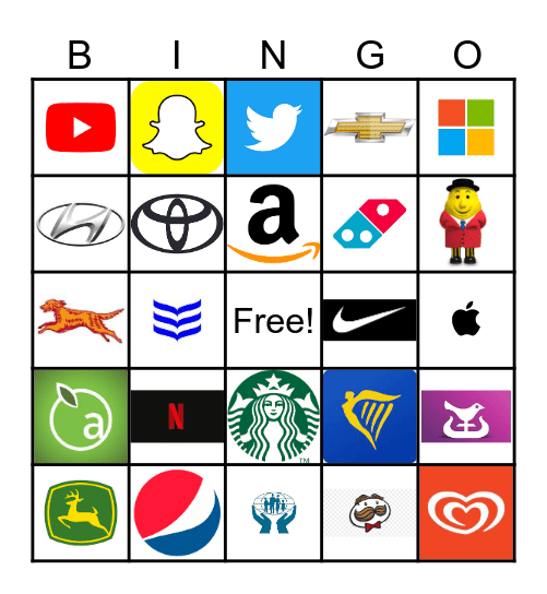 LOGO BINGO Card