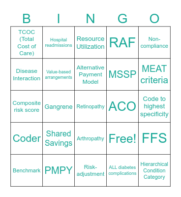 HCC Bingo (c) Bingo Card