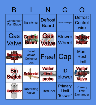 HVAC Bingo Card