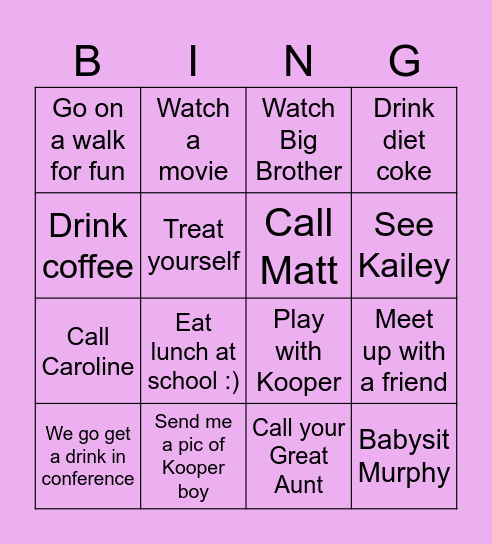 IT'S YOUR BIRTHDAY MONTH!!!!!!!! Bingo Card