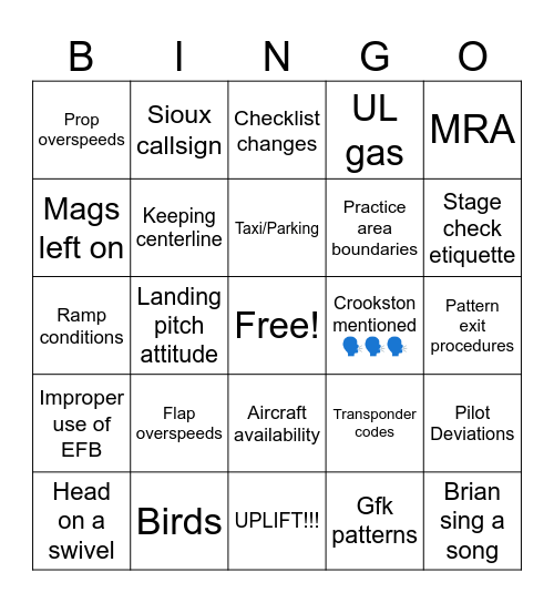 Fall Seminar 🅱️ingo Bingo Card