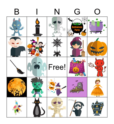 Halloween Bingo Card