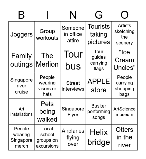 MBS Bingo Card