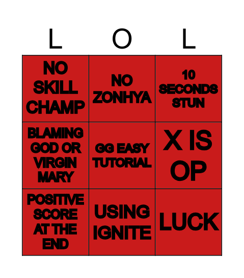 JUANVI'S BINGO Card