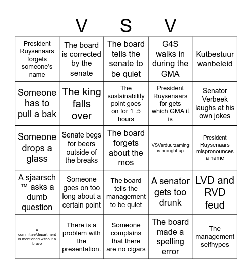 GMA 365 Bingo Card