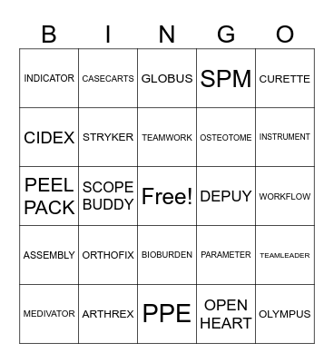 UMH BINGO Card