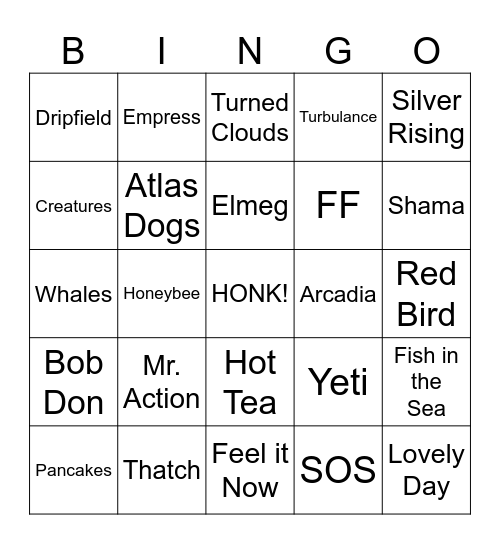 Rocky Mountain Bingo! Bingo Card