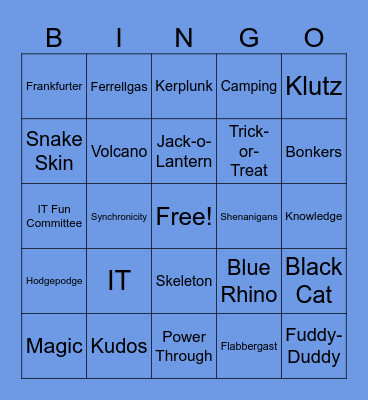 IT Professionals Day Word Bingo! Bingo Card
