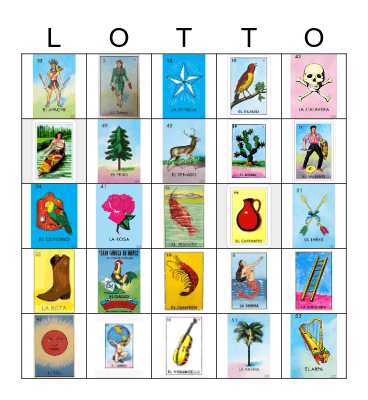 RMS LOTERIA 2 Bingo Card