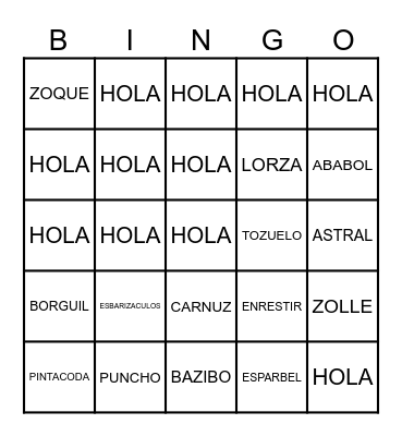 PILARES 2023 Bingo Card