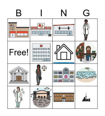 Where are you going? Bingo Card