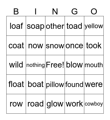Mister Bones Bingo Card