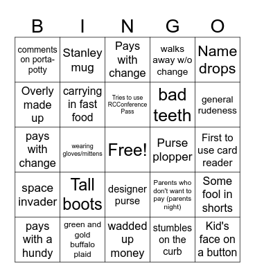 RAMS v. Skutt Bingo Card