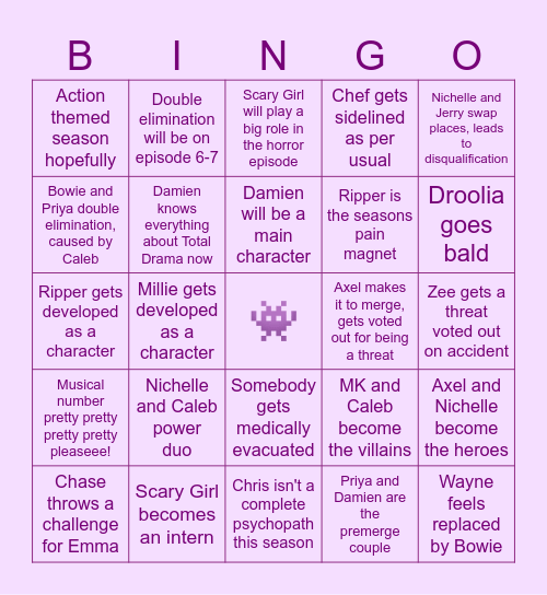 Sems Bingo Card Bingo Card