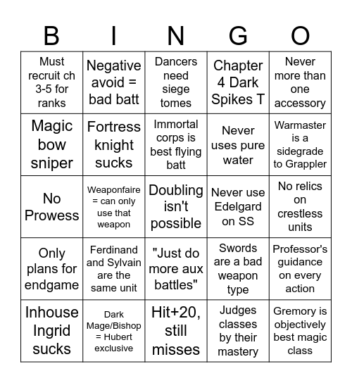 fe3h reddit-tier takes bingo Card