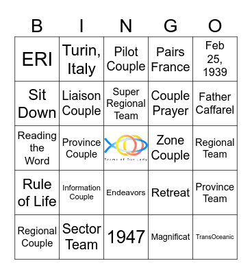 Teams Bingo Card