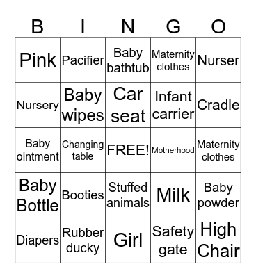 TORI NOELLE Bingo Card