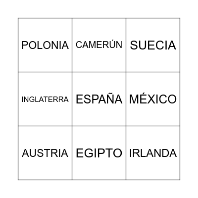 CHILE Bingo Card