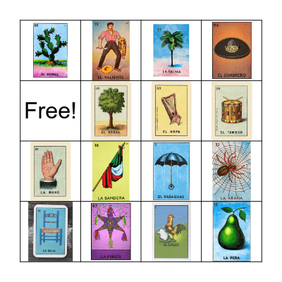 LOTERIA Bingo Card