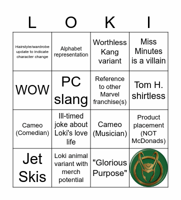Bing(L)o(ki) Bingo Card