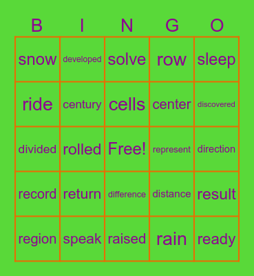 Bingo Friday Bingo Card