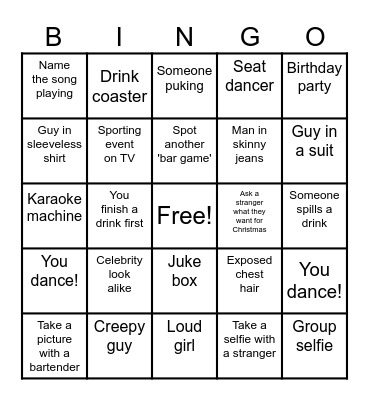 Tennessee Bingo Card