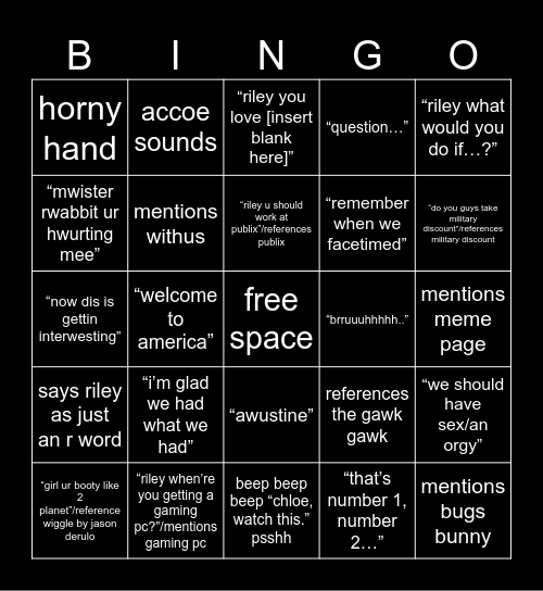 christian bingo Card