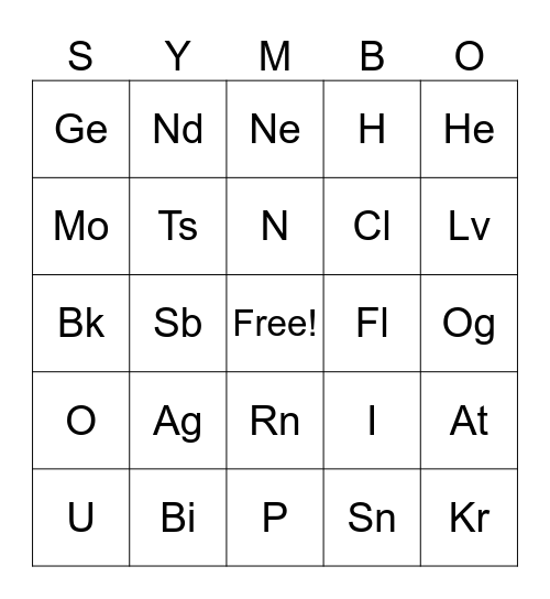 YES-O 2023-2024 Bingo Card