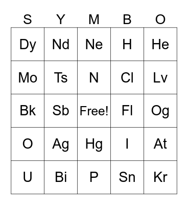YES-O 2023-2024 Bingo Card