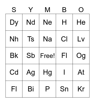 YES-O 2023-2024 Bingo Card