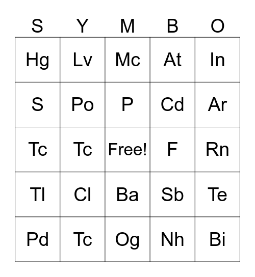 TCSHS SYMBO | YES-O 2023-2024 Bingo Card