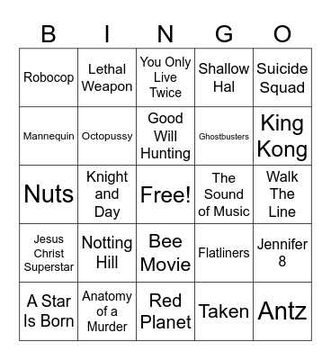 Movies_10072023 Bingo Card