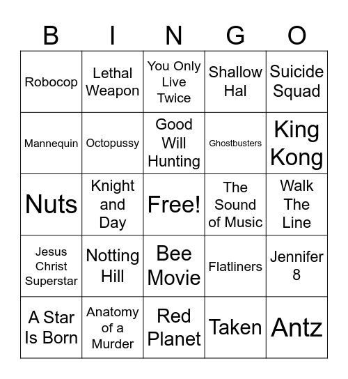 Movies_10072023 Bingo Card