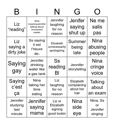 Bad habits or are they really bad bah habits Bingo Card