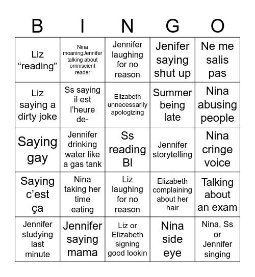 Bad habits or are they really bad bah habits Bingo Card
